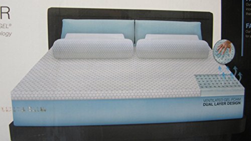sensor gel 1.5 mattress topper reviews