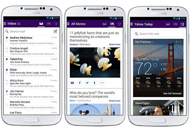 yahoo mail app for android review