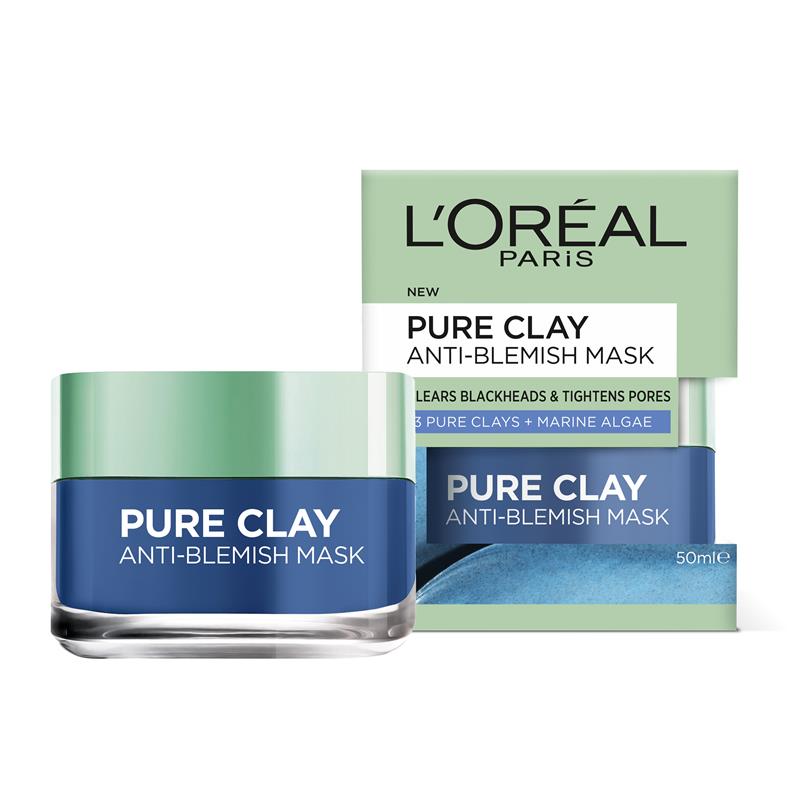 l oreal pure clay blemish rescue mask review