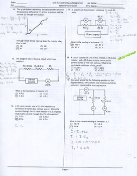 physics electricity and magnetism review