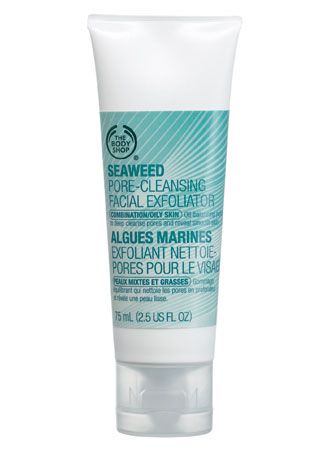 the body shop seaweed pore cleansing facial exfoliator review